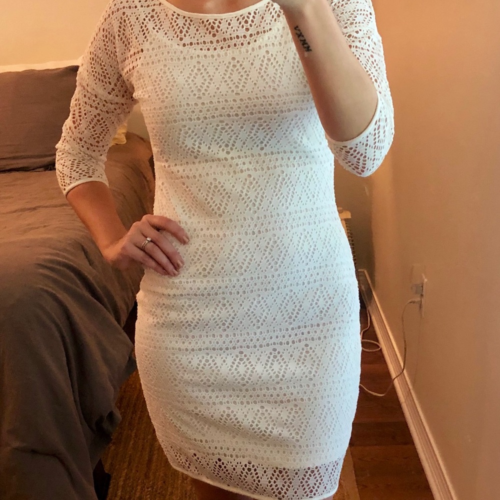 Express white dress